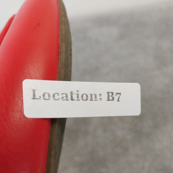 Vionic Adeline Horsebit Mules Womens size 6 Comfort Shoes Red Leather - Picture 12 of 12